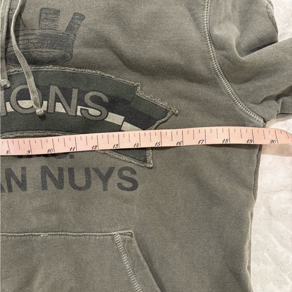 Vintage juicy couture men’s hoodie van nuys lions y2k cotton army green - Picture 7 of 7